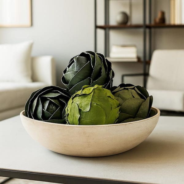 Preserved Magnolia and Eucalyptus, Macadamia Leaves Topiary Balls for Home Decor