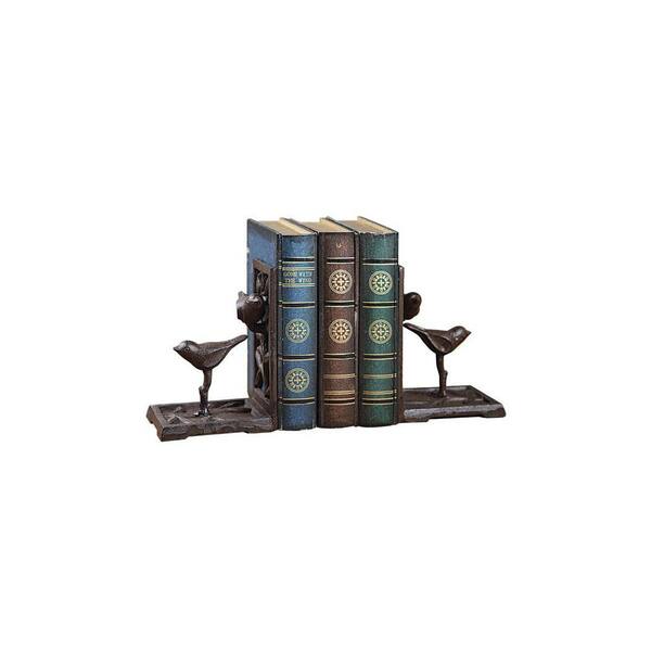 Generic unbranded Landed Bird Rustic Cast Iron Bookends (Set of 2)