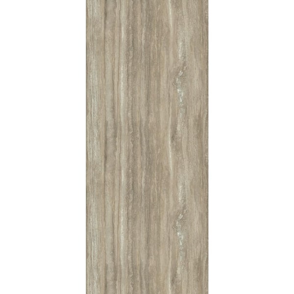 つむぎ FORMICA 4 ft. x 8 ft. Laminate Sheet in 180fx Hazelnut Travertine