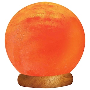 6.5 in. Ionic Crystal Sun Globe Salt Lamp (8-10 lbs.)