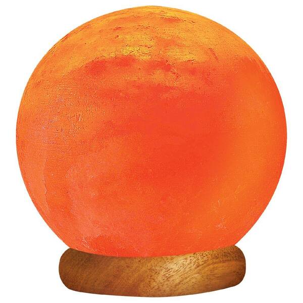Himalayan Glow 6.5 in. Ionic Crystal Sun Globe Salt Lamp (8-10 lbs.)