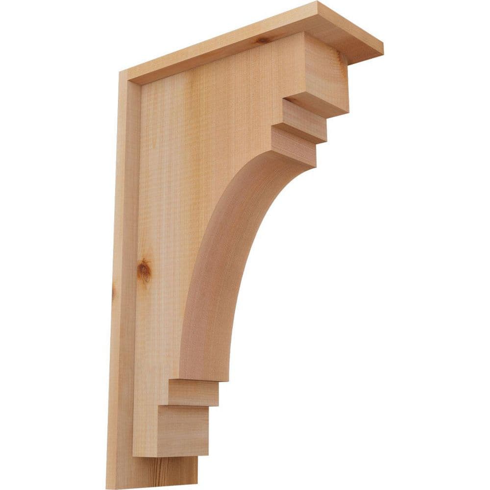 5-1/2 in. x 12 in. x 20 in. Western Red Cedar Pescadero Smooth Corbel with Backplate price history on PriceWatchPro