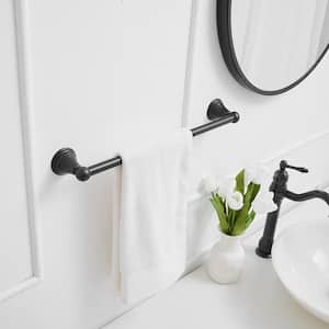 3-Piece Bath Hardware Set with 24 in . Towel Bar/Rack and Towel Ring Included Oil Rubbed Bronze