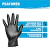 GORILLA GRIP 100-Count 4mil Disposable Nitrile Work Gloves - Extra Large 22893-06