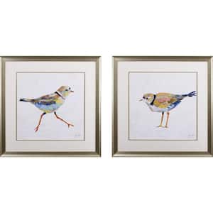 Victoria Colorful Beach Birds by Unknown Wooden Wall Art (Set of 2)