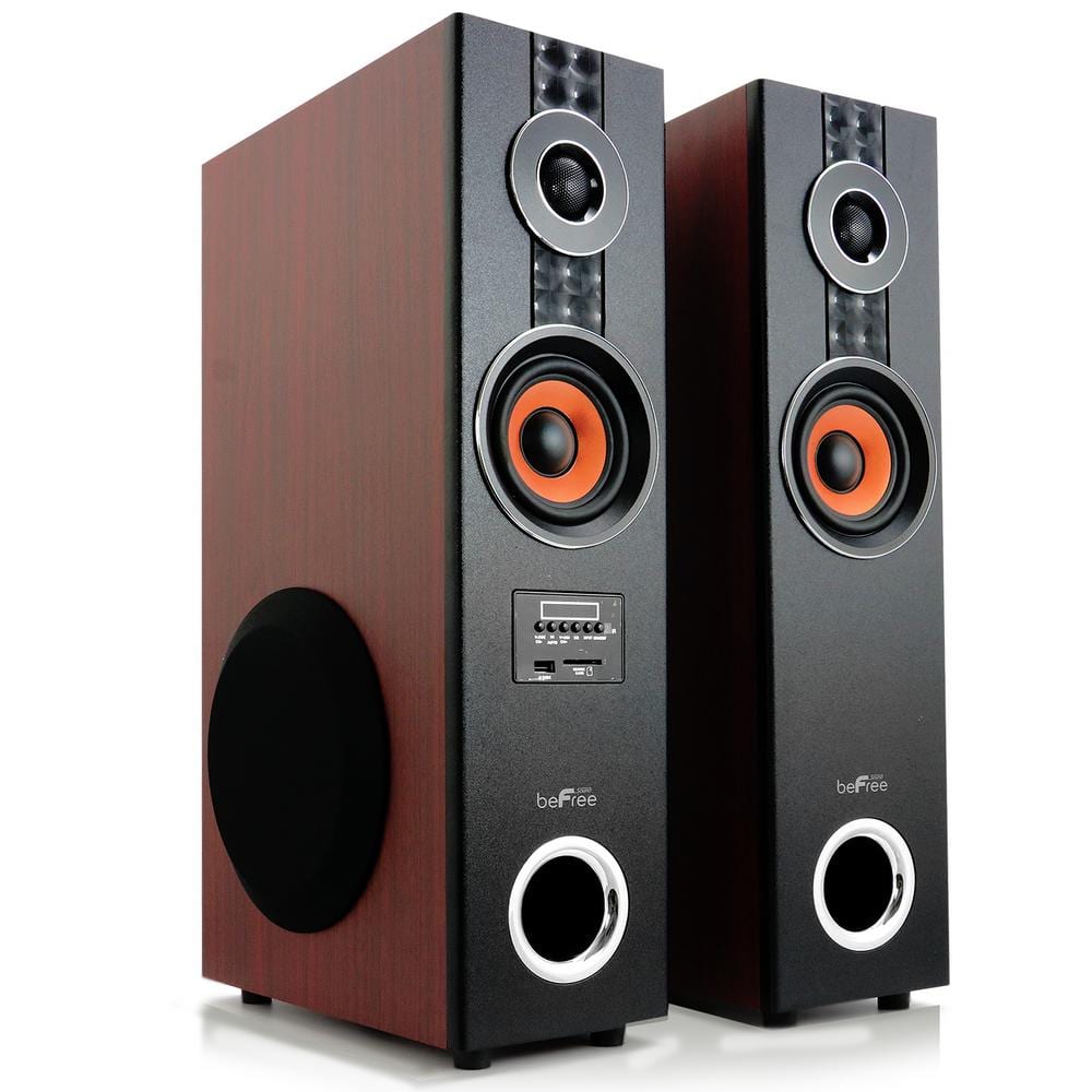 BEFREE SOUND 2.1-Channel Dual Bluetooth Tower Speakers