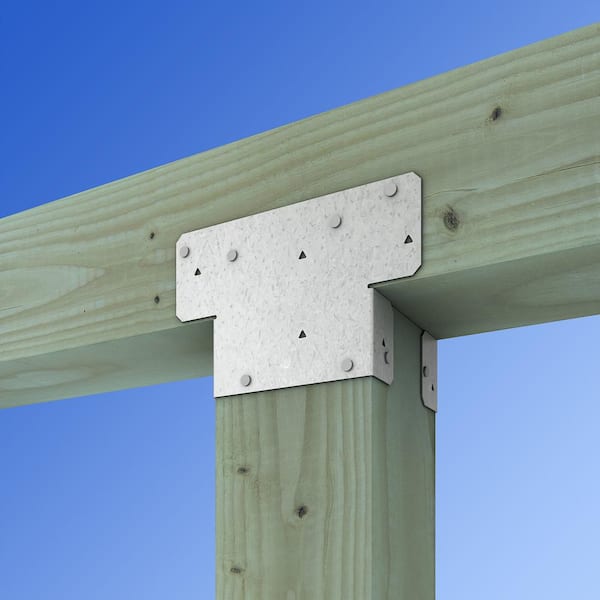 AC ZMAX Galvanized Adjustable Post Cap for 6x Nominal Lumber