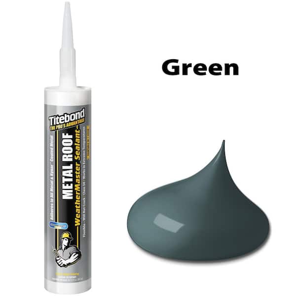 Titebond 9.5 oz. Green Metal Roof Exterior Sealant (12Pack) 61781A