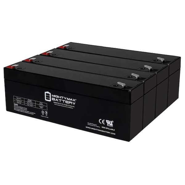 12V 2.3AH F1 SLA Replacement Battery Compatible With EXP1223 DR Trimmer Battery - 4 Pack