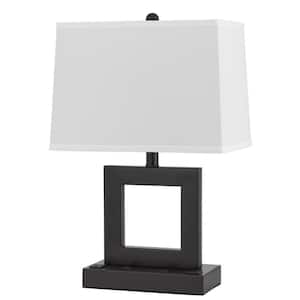21.5 in. Bronze Standard Light Bulb Bedside Table Lamp