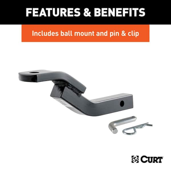 CURT Class 2 Trailer Hitch, 1-1/4