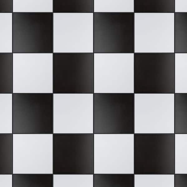 Checker II 17-5/8 in. x 17-5/8 in. Ceramic Floor and Wall Tile (13.14 sq. ft./Case)
