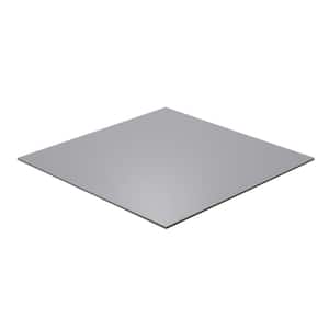 12 in. x 12 in. x 1/8 in. Thick Acrylic Gray Opaque 504 Sheet