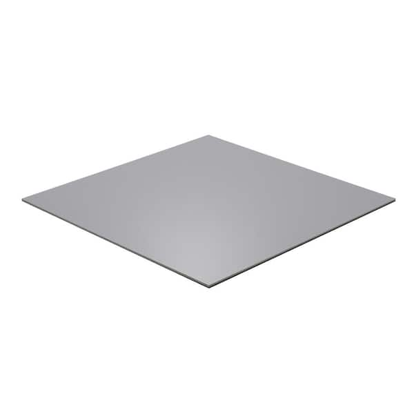 Falken Design 36 in. x 60 in. x 0.125 in. Thick Acrylic Gray Opaque 504 ...