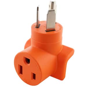AC Connectors NEMA 10-30 3-Prong Dryer Plug to 6-50 Welder Adapter