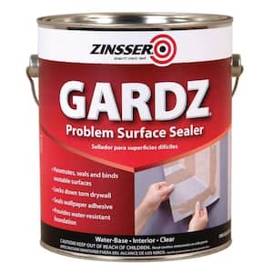 GARDZ 1 gal. Clear Water-Based Interior Problem Surface Sealer (Case of 4)