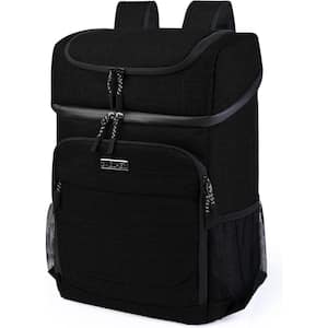 10 qt. Cooler Backpack Lightweight Insulated for Lunch Picnic Hiking Camping Trips in Black