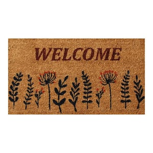 Wildflower Meadow 18 in. X 30 in.  Welcome Flower Doormat
