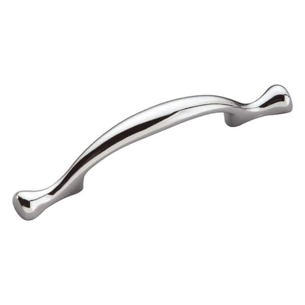 HICKORY HARDWARE Conquest Collection 3 in. (76 mm) Chrome Cabinet Door and Drawer Pull (25-Pack)