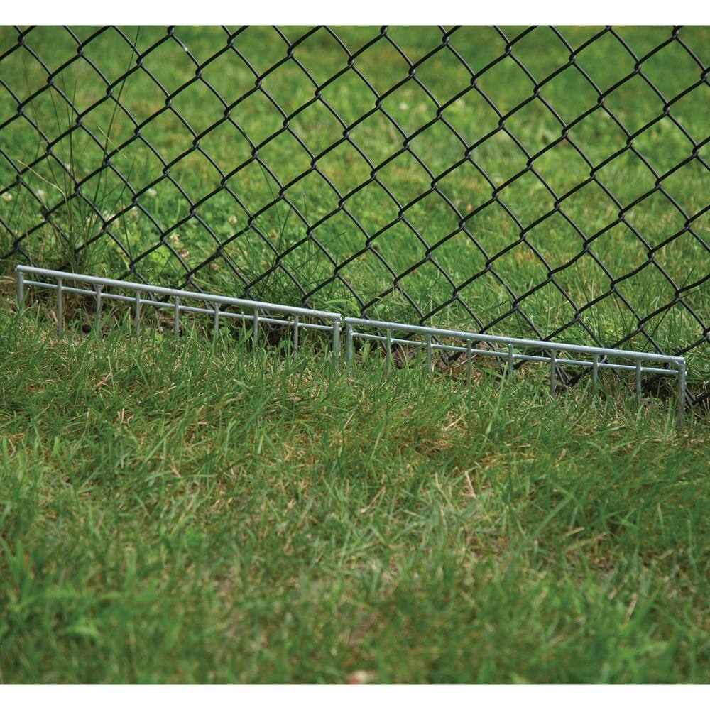 Zinc-Coated Steel Animal Dig Barrier Fence 12-Pack
