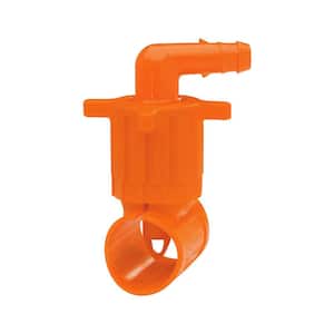Kwik Tap 1/2 in. Barbed Swing Funny Elbow x 1 in. Saddle Tee