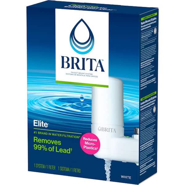 Brita Basic Tap Water Faucet Filtration System - White Brita Basic Tap Water Faucet Filtration System - White