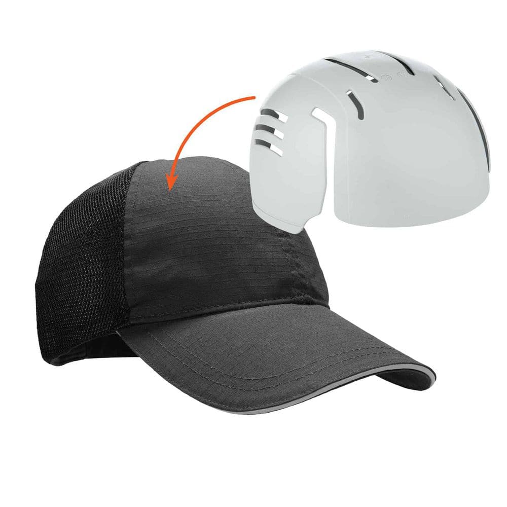 Skullerz Vented Black Baseball Cap and Bump Cap Insert price history on PriceWatchPro