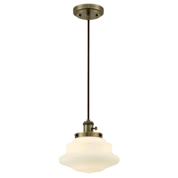 Westinghouse 1-Light Antique Brass Mini Pendant