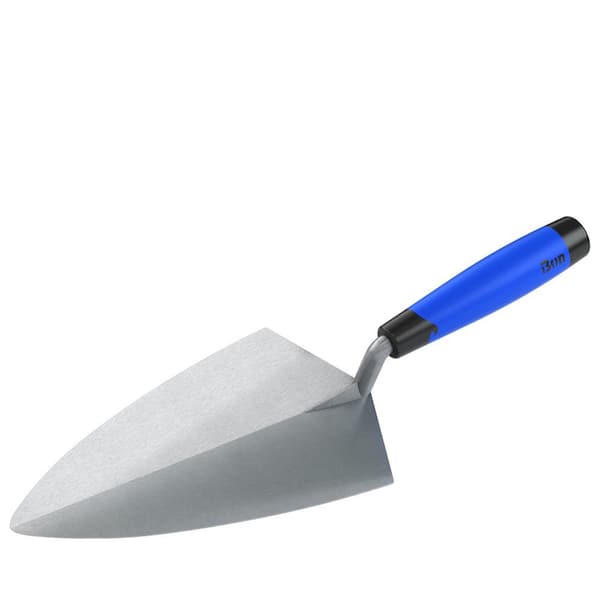 Bon Tool 10 in. Keystone Forged Steel Philadelphia Masonry Brick Trowel with Comfort Wave Handle
