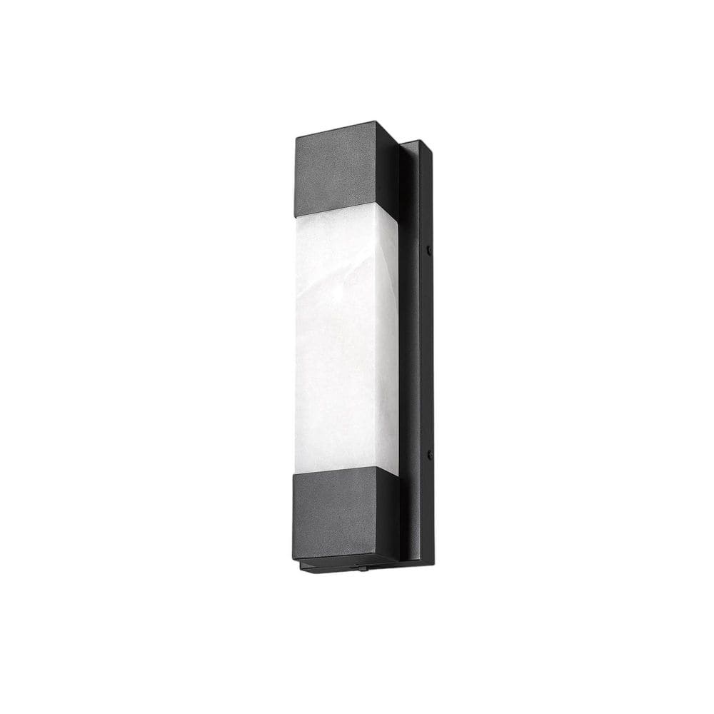 Cloud Stone 16 in. 1 Light Matte Black LED Vanity Light Bar with Natural Spanish Marble and 5CCT Dimmable Feature price history on PriceWatchPro