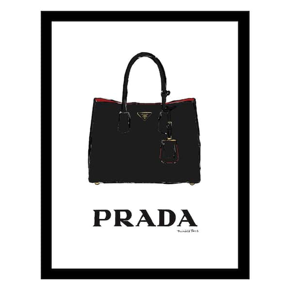 VENICE BEACH Collections Designer Handbag by Fairchild Paris 1-Piece Framed Graphic Print Abstract Poster Art Print 18 in. x 14 in.