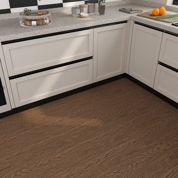 Jeedeson 40.15 in. L x 5.11 in. W x 0.6 in. T Walnut Prefinished