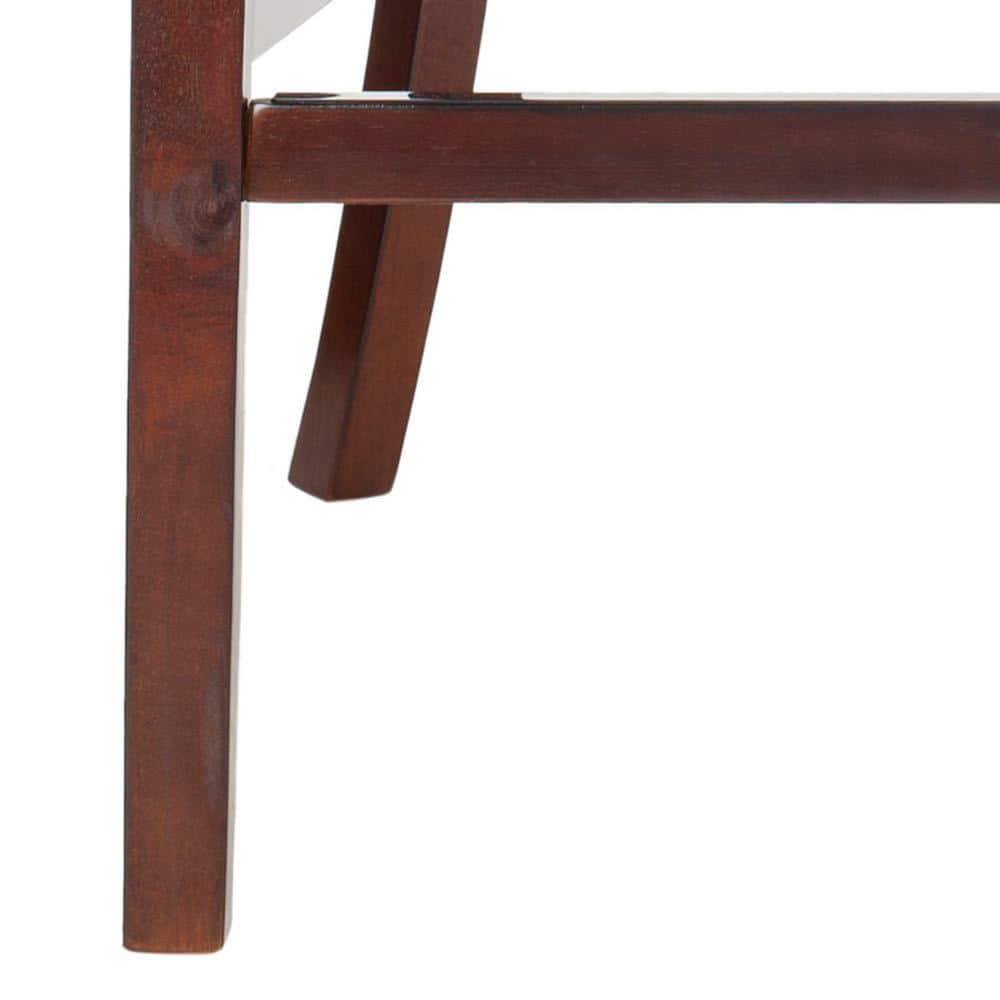 Transitional Taylor Light Grey Linen & Wood Bar Stool, 45"