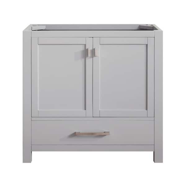 Avanity Modero 36 in. Bath Vanity Cabinet without Top in Chilled Gray