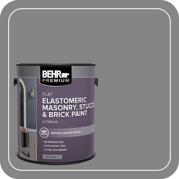 1 gal. #PFC-63 Slate Gray Elastomeric Masonry, Stucco and Brick Exterior Paint