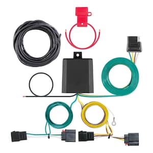 Custom Vehicle-Trailer Wiring Harness, 4-Flat, Select Town and Country, Durango, Grand Caravan, Patriot, T-Connector