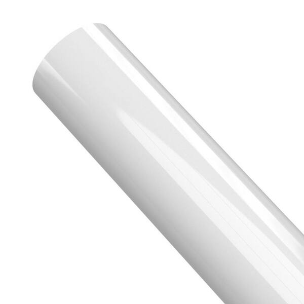 1-1/2 in. Sch 40 Furniture Grade PVC Pipe - White