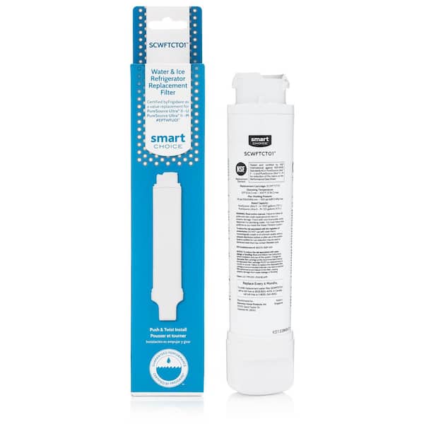 Smart Choice SmartChoice Taste and Odor Water and Ice Refrigerator Replacement Water Filter for EPTWFU01 & EWF02.