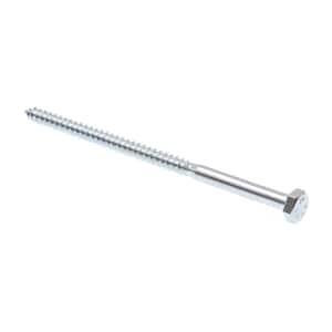 1/4 in. x 5 in. A307 Grade A Zinc Plated Steel Hex Lag Screws (50-Pack)