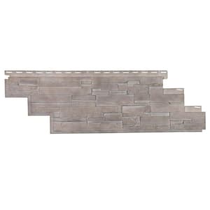 Dry Stacked Stone 41-1/2 in. x 13-1/8 in. Limestone Vinyl Siding (10-Pack)