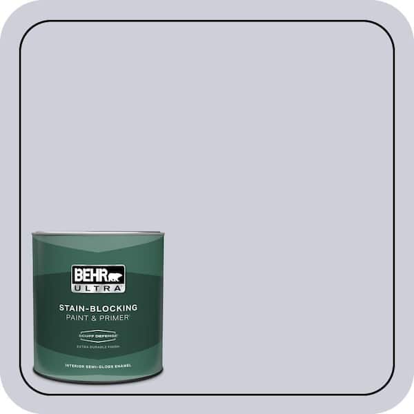 BEHR ULTRA 1 qt. #620E-2 Naturally Calm Extra Durable Semi-Gloss Enamel Interior Paint & Primer