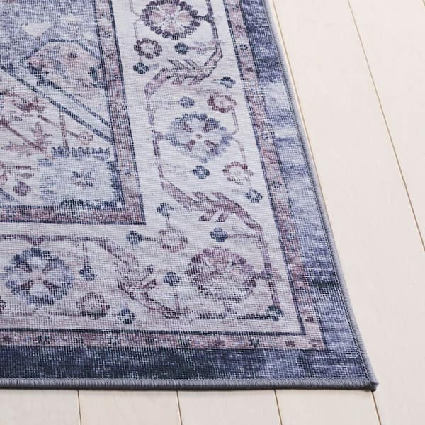 aya26 SAFAVIEH Tucson Gray/Light Purple 4 ft. x 6 ft. Machine