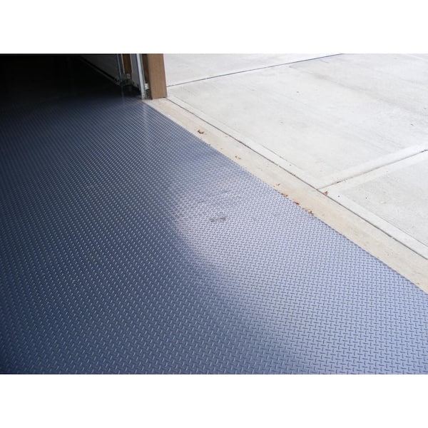 Diamond 10 ft. W x 44 ft. L Grey Commercial Vinyl Flooring