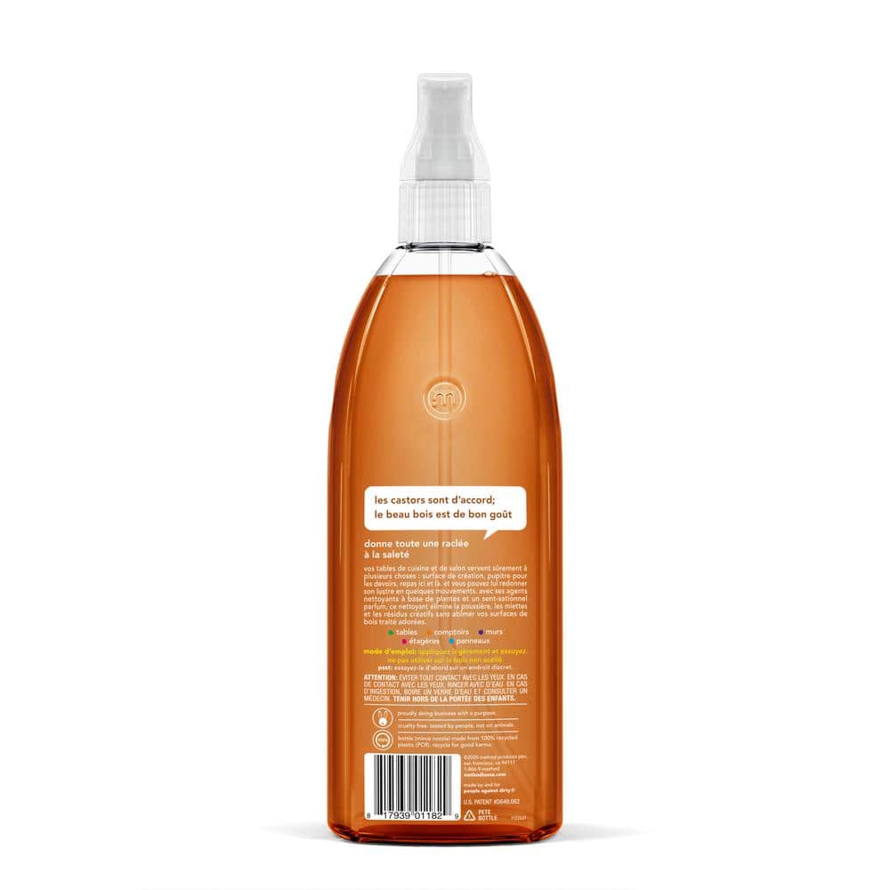 Method Almond Daily Wood Cleaner Spray Bottle - 28 fl oz