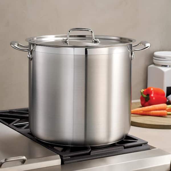 Tramontina Gourmet 20 Qt. Stainless Steel Stock Pot with Lid 80120