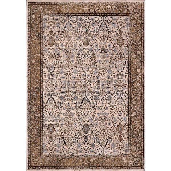 Home Decorators Collection Silk Road Red 8 ft. x 10 ft. Medallion Area Rug  30907 - The Home Depot