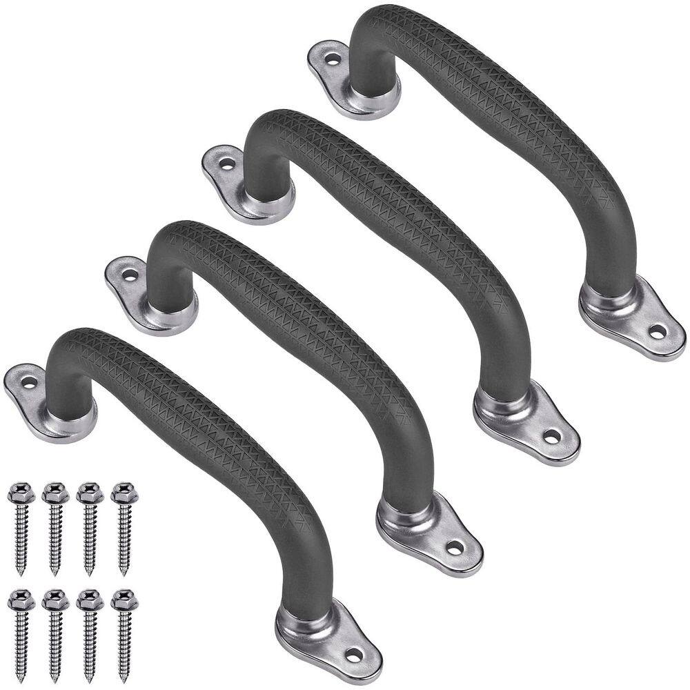 Black Playground Safety Handles, Non-Slip Kids Playground Grab Handles, Durable Indoor Outdoor Playset Handles, 4-Pack price history on PriceWatchPro