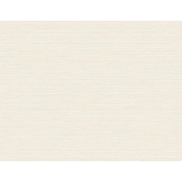 CASA MIA Grasscloth Effect Light Beige Paper Non Pasted Strippable Wallpaper Roll (Cover 60.75 sq. ft.)