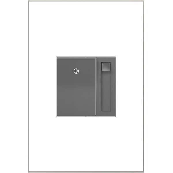 Adorne Paddle 150W Advanced LED Dimmer, Single-Pole/3-Way, Magnesium