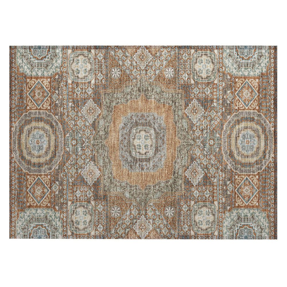 Chantille Machine Washable Indoor/Outdoor Abstract ACN2525 Paprika 2 ft. x 3 ft. Accent Rug price history on PriceWatchPro